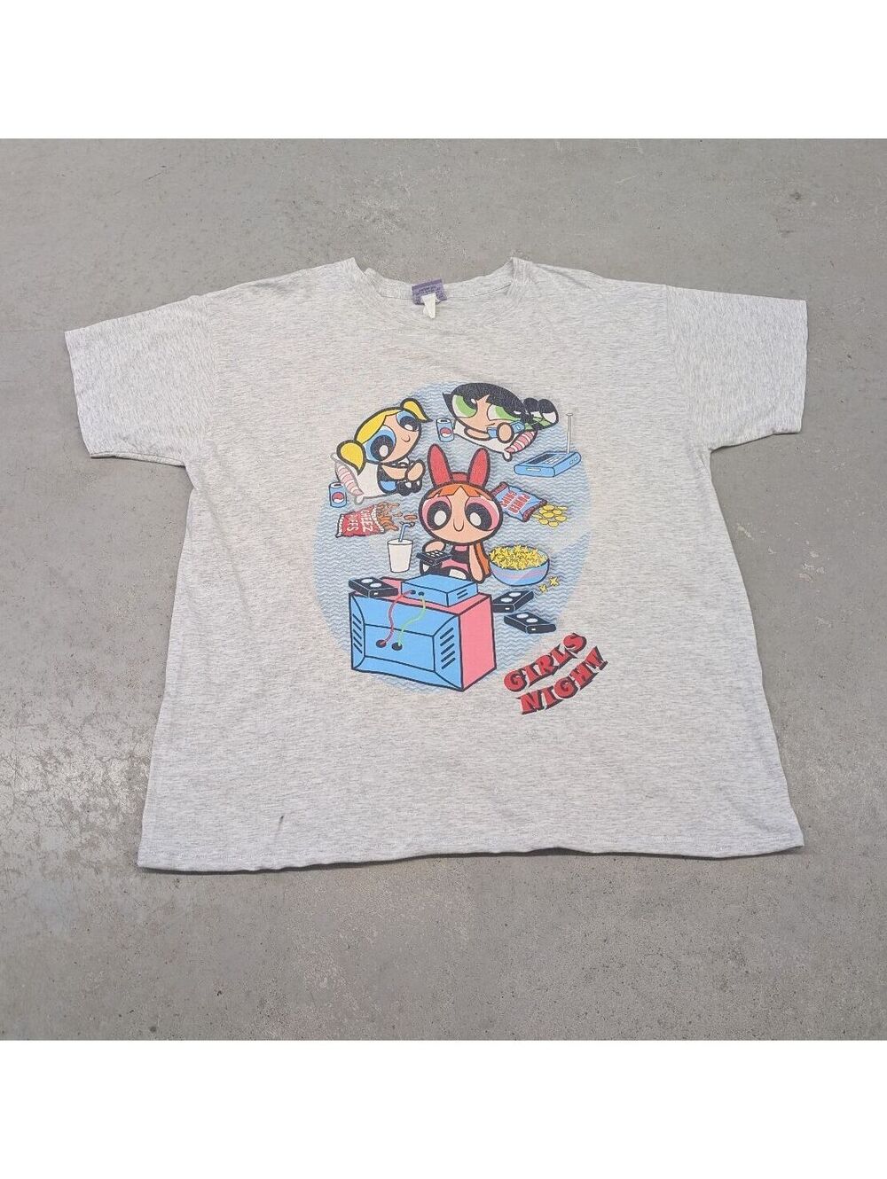 Vintage Y2K Powerpuff Girls CN Girls Night T-shirt